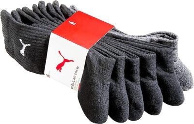 6er Pack PUMA Socken in Schwarz für 10,99€ (statt 15€)   nur bis 42