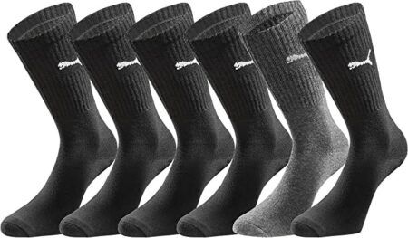 6er Pack PUMA Socken in Schwarz für 10,99€ (statt 15€)   nur bis 42