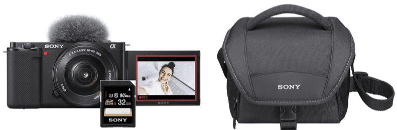 Sony ZV E10 Kit mit Objektiv, Tasch & Speicherkarte für 630,25€ (statt 750€)