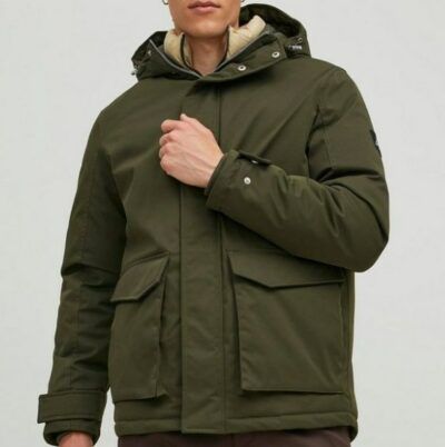 Jack & Jones Parka in Blau oder Olive ab 21,59€ (statt 56€) XS bis M