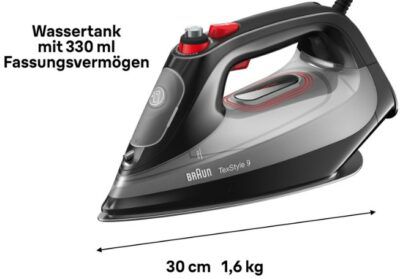 Braun Houshold TexStyle 9 Dampfbügeleisen ab 105€ (statt 125€)