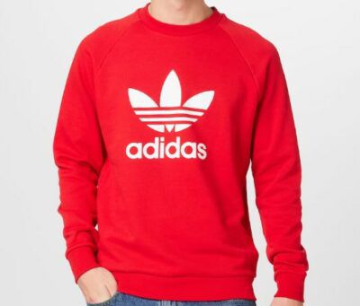 Adidas Sweatshirt in Schwarz oder Rot aus 100% Baumwolle für 22,80€ (statt 42€)