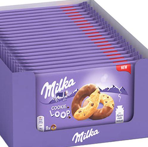 12x Milka Cookie Loop – Ringförmige Kekse mit Alpenmilch ab 12,50€ (statt 27€)