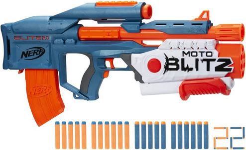 Nerf Elite 2.0 Motoblitz Blaster inkl. 22 Darts für 19,99€ (statt 34€)