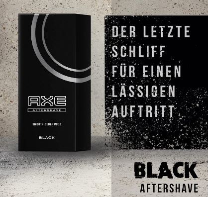 Axe Aftershave Black, 100 ml ab 2,80€ (statt 5€)   Prime