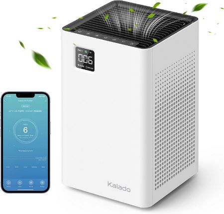 Kalado Luftreiniger mit Alexa + HEPA Filter für 84,99€ (statt 160€)