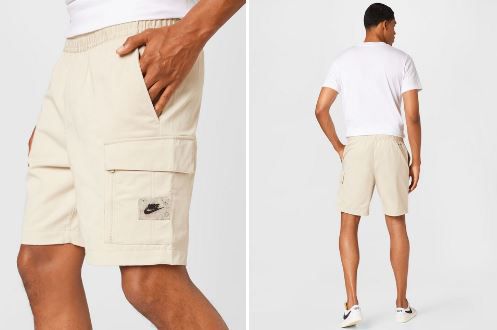 Nike Sportswear Dri FIT Shorts in Beige ab 25,90€ (statt 48€)