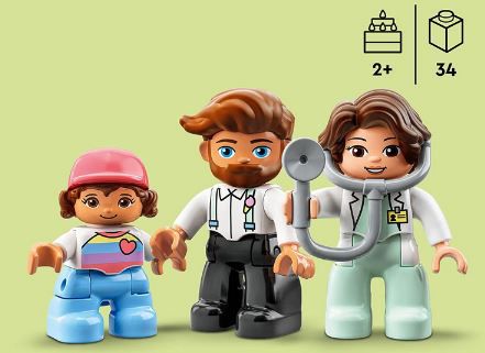 LEGO 10968 DUPLO Arztbesuch für 11,17€ (statt 16€)   Prime