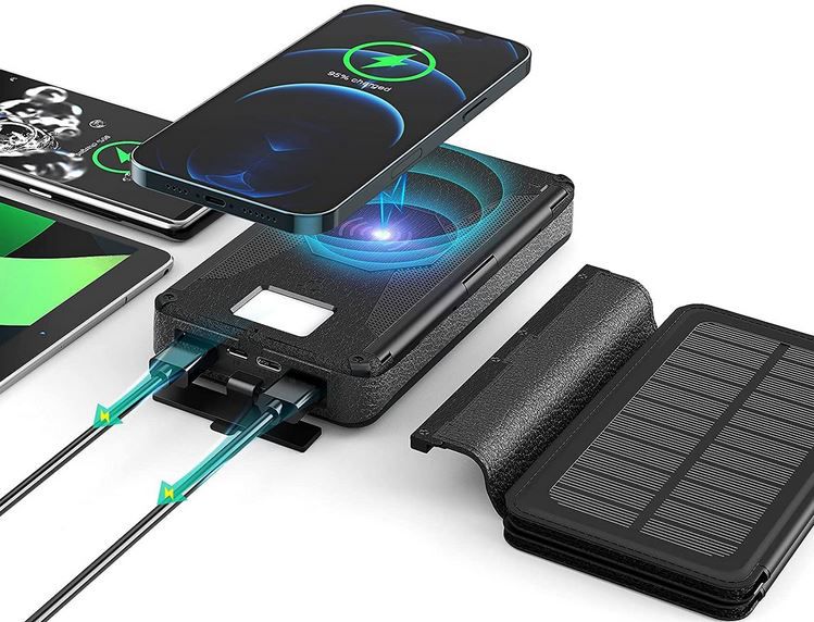 Blavor USB C Solar Powerbank, 20.000mAh für 24,99€ (statt 50€)