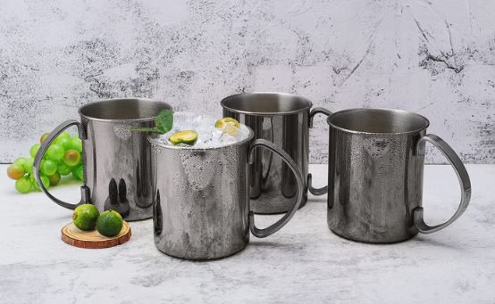 4er Set Echtwerk Moscow Mule Becher in versch. Farben für je 17,94€ (statt 40€)