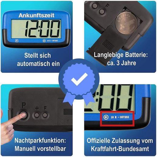 Needit Park Micro Digitale Parkuhr mit Zulassung für 21,99€ (statt 24€)