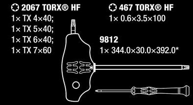 Wera 9712 TORX HF Schraubendreher Set, 14 tlg. für 92,70€ (statt 110€)