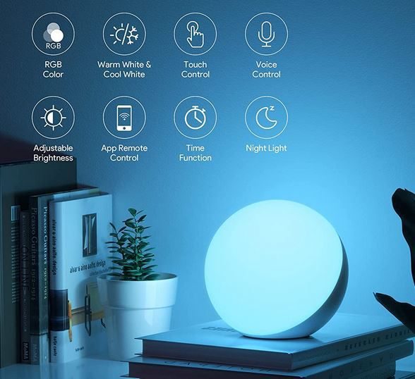 Hifree T21 RGB Lampe mit App & Sprachsteuerung für 27,99€ (statt 33€)