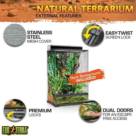 Exo Terra Terrarium aus Glas, 60 x 45 x 90cm für 189,99€ (statt 270€)