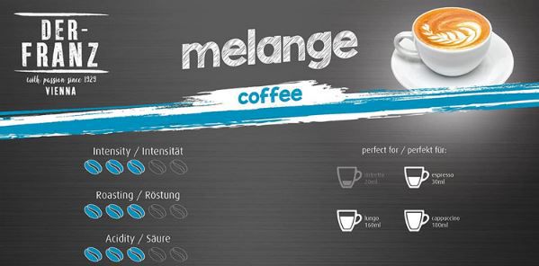 ☕ 4 x 1Kg Der Franz Melange Bohnenkaffee ab 32,54€   nur 8,14€/Kg! (statt 49€)