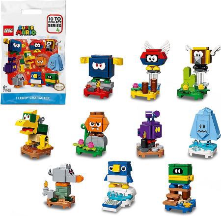 3x LEGO 71402 Mario Charaktere Serie 4, 1 Figur für 10,80€ (statt 16€)   Prime