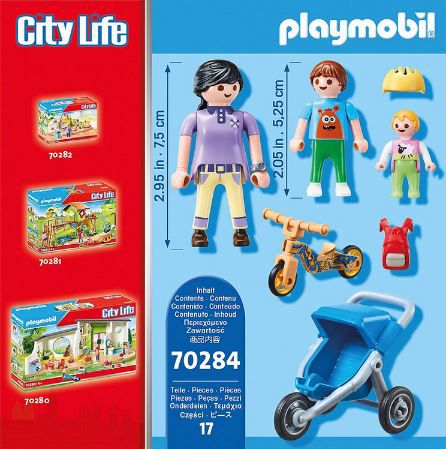 Playmobil City Life 70284 Mama mit Kindern für 6,38€ (statt 10€)