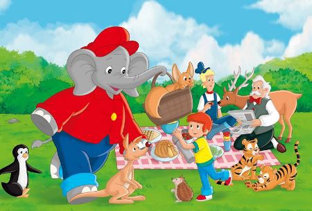 Benjamin Blümchen Im Zoo 3x24 Teile Puzzle für 4€ (statt 11€)