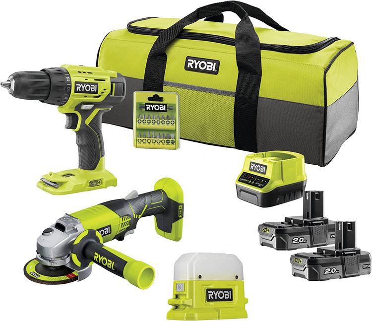 Ryobi ONE+ RCK183D 120S Kombo Kit, 8 tlg. für 189,99€ (statt 220€)