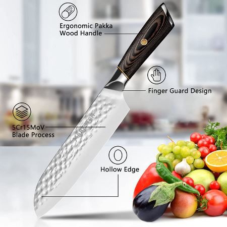 Mareston Japanisches Santoku Messer für 19,99€ (statt 50€)