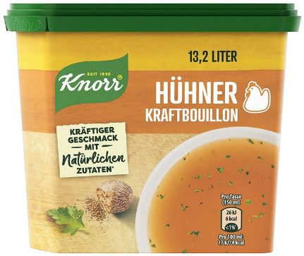 Knorr Hühner Kraftbouillon, 264g Dose ab 2,97€   Prime Sparabo