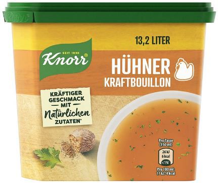 Knorr Hühner Kraftbouillon, 264g Dose ab 2,97€   Prime Sparabo