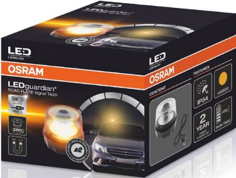 Osram LEDguardian Road Flare Signal TA20, KFZ Warnlicht für 34,95€ (statt 60€)