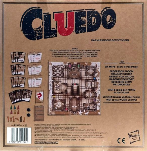 Cluedo Rustikal (Holz Sonderedition) für 17,80€ (statt 25€)   Prime
