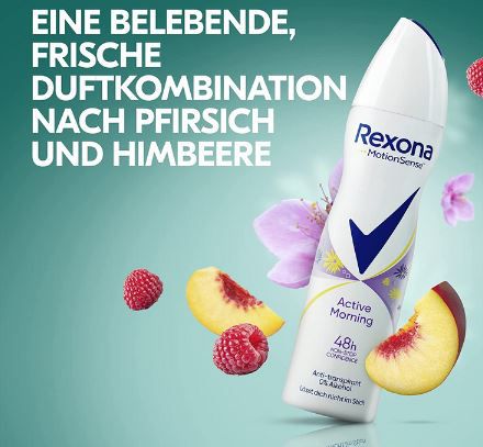 6x Rexona MotionSense Active Morning Deo ab 7,92€ (statt 12€)   Prime