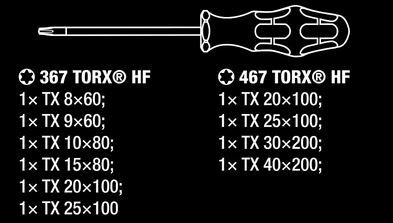 Wera 9712 TORX HF Schraubendreher Set, 14 tlg. für 92,70€ (statt 110€)