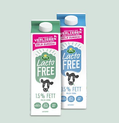 Arla® LactoFREE ausprobieren   bei Unzufriedenheit Geld zurück