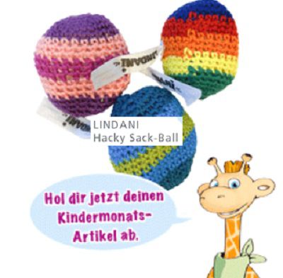 Linda Apotheken: LINDANI Hacky Sack Ball für Kinder GRATIS