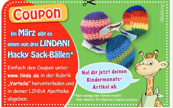 Linda Apotheken: LINDANI Hacky Sack Ball für Kinder GRATIS
