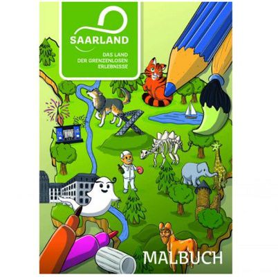 Wieder da! Gratis: Saarland Malbuch