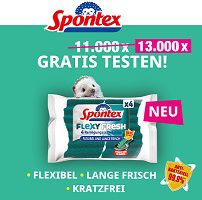 Reinigungsschwämme Spontex Flexy Fresh kostenlos ausprobieren