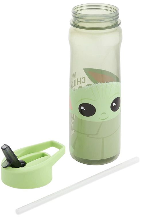 Polar Gear Mandalorian Kinder Trinkflasche mit Strohhalm (600ml) für 7,54€ (statt 13€)