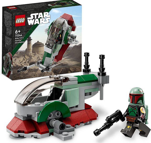 LEGO 75344 Star Wars Boba Fetts Starship – Microfighter Set für 7€ (statt 10€)