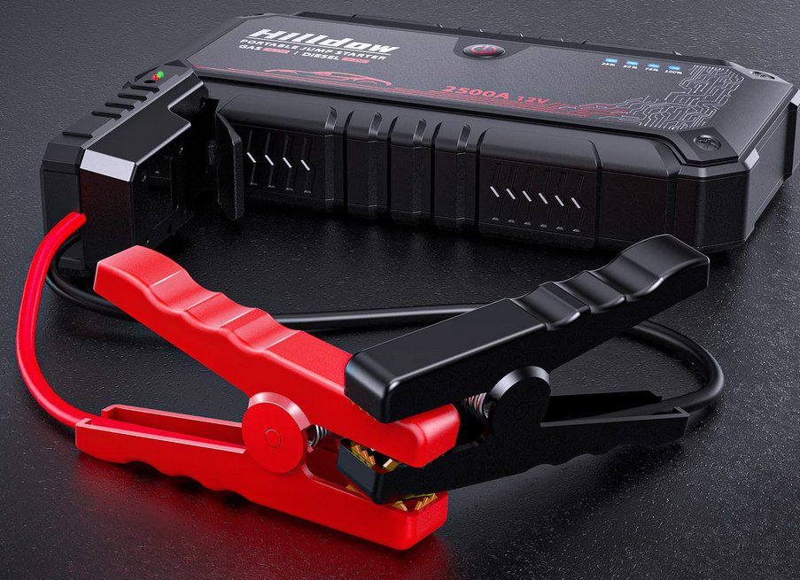 Hilldow Starthilfe / Powerbank mit 2500A & 20800mAh für 64,99€ (statt 100€)