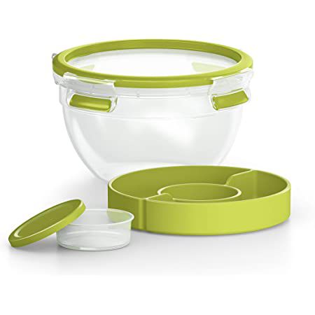 Emsa Clip &#038; Go Salatbox 2,6 L + 2 Fächer für 8€ (statt 12€)