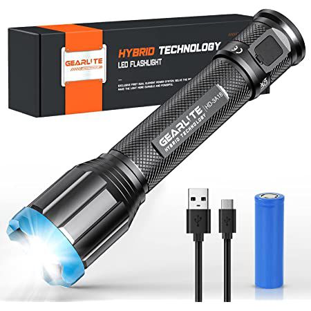 GEARLITE LED Hybrid Taschenlampe mit 4 Modi für 19,99€ (statt 40€)