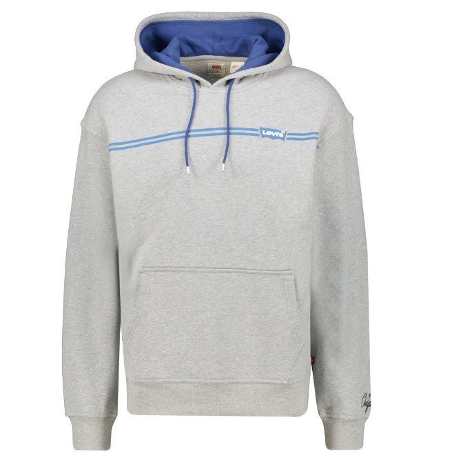 Levis Hoodie RELAXED GRAPHIC in Grau für 32,90€ (statt 50€)