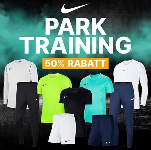 🔥 50% Rabatt auf Nike Park Trainingskleidung + keine VSK