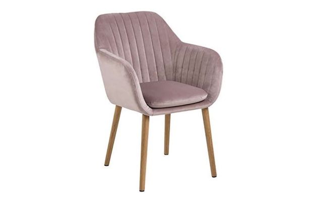 Movian Sessel in Rosé/Eiche für 109,99€ (statt 168€)