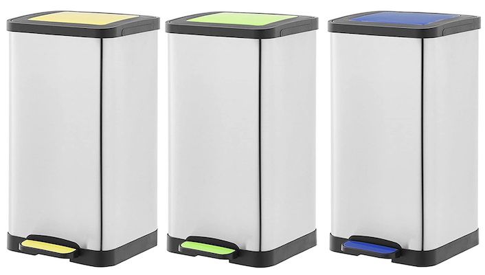 3 x 15L Amazon Basics Müllbehälter für 36€ (statt 59€)