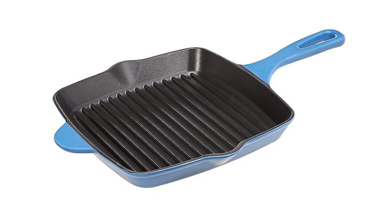 AmazonCommercial   quadratische Grillpfanne mit 26cm in Blau für 20,33€ (statt 48€)   Prime