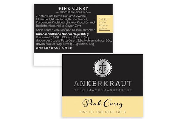 80g Ankerkraut Pink Curry Gewürz im Korkenglas für 3,63€   Prime