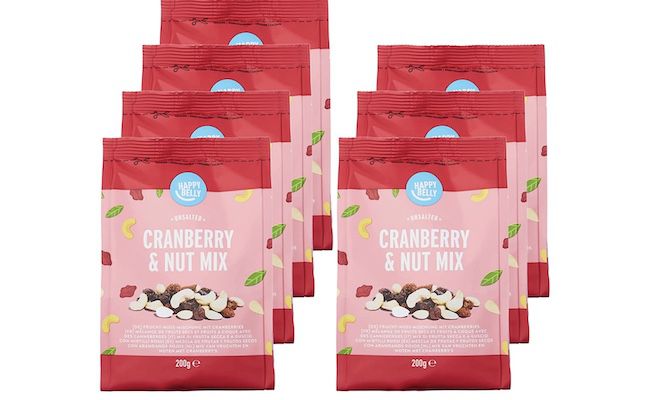 7 x 200g Happy Belly Studentenfutter mit Cranberries ab 14,39€ (statt 24€)