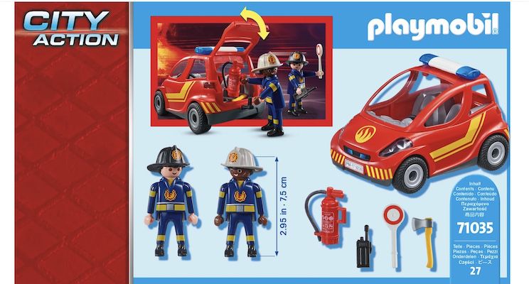 PLAYMOBIL City Action 71035 Feuerwehr Kleinwagen für 11,99€ (statt 17€)   Prime