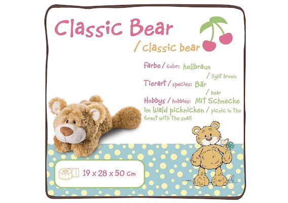 NICI 46514 Kuscheltier 50cm Bär liegend für 14,60€ (statt 20€)   Prime