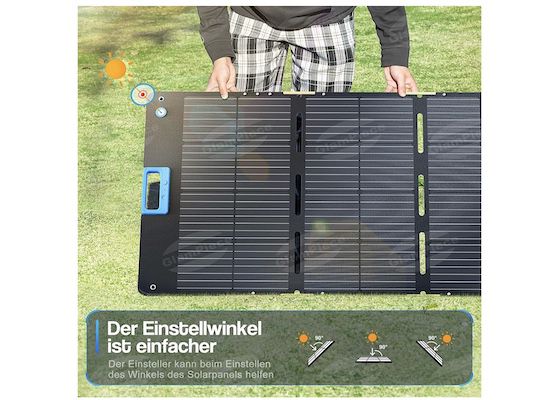 GlamPiece Solarpanel faltbar mit 180W für 196,30€ (statt 309€)